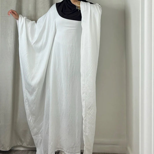 WHITE KAFTAN ABAYA