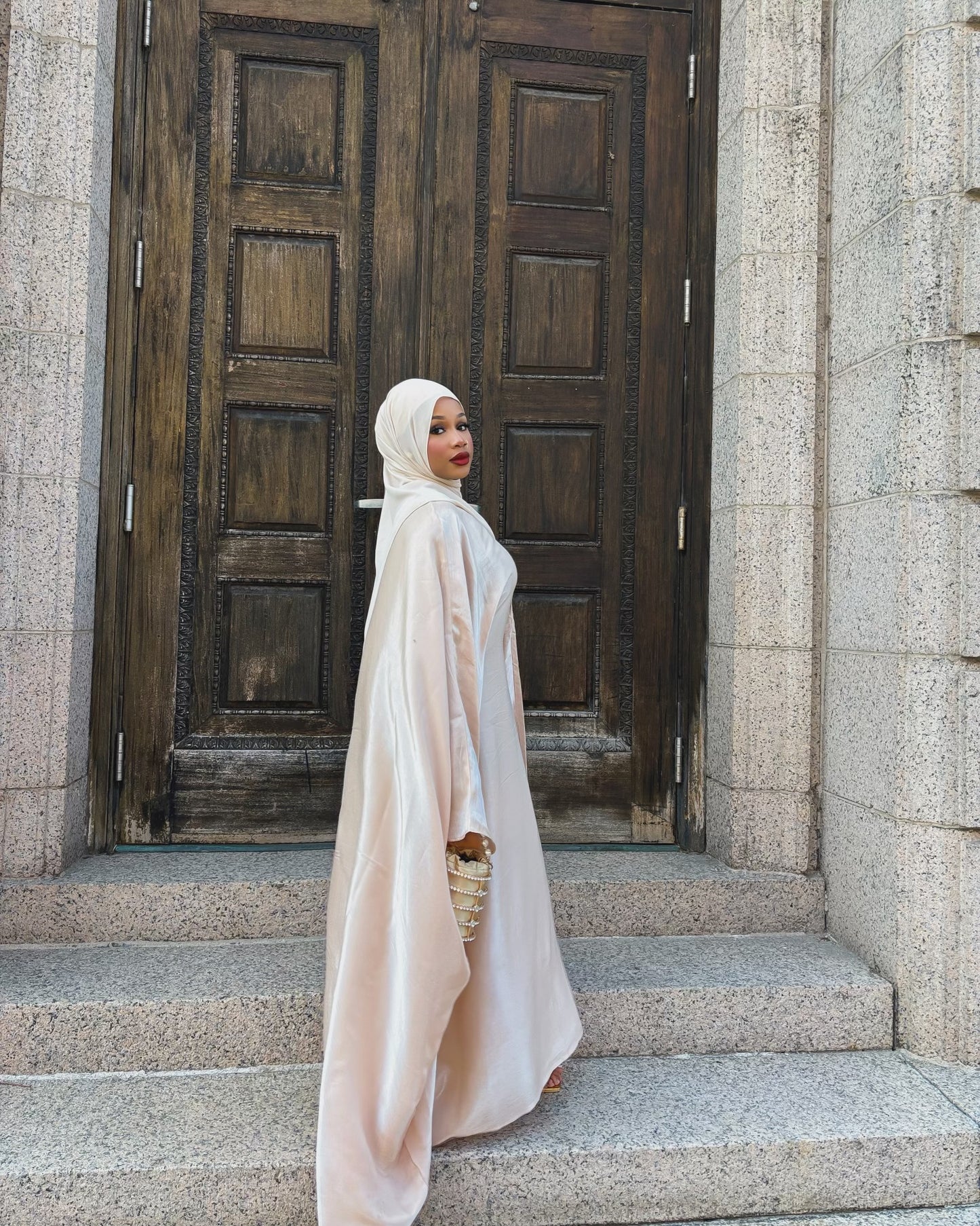 ZARA BEIGE KAFTAN